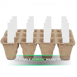 Paper Pulp Plant Tray – 3X4 Square Tray