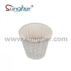 Paper Pulp Flower Pot