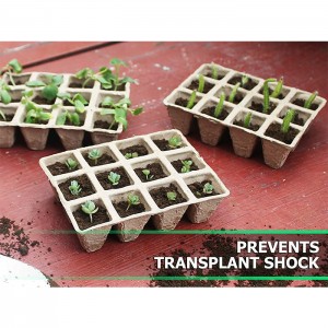 Paper Pulp Plant Tray – 3X4 Square Tray