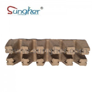 Paper Pulp Plant Tray – 2X6 Square Tray