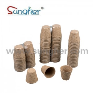 Paper Pulp Plant Pot – 6cm Round