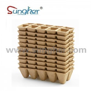 Paper Pulp Plant Tray – 2X5 Square Tray