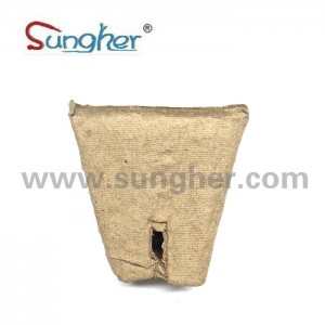 Paper Pulp Plant Pot – 6cm Square